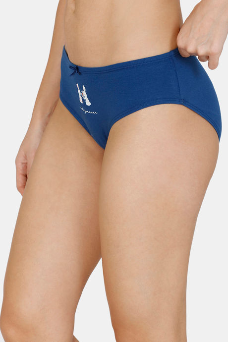 Zivame Anti-Microbial Low Rise Full Coverage Hipster Panty (Pack of 3) - Multicolor — image 4